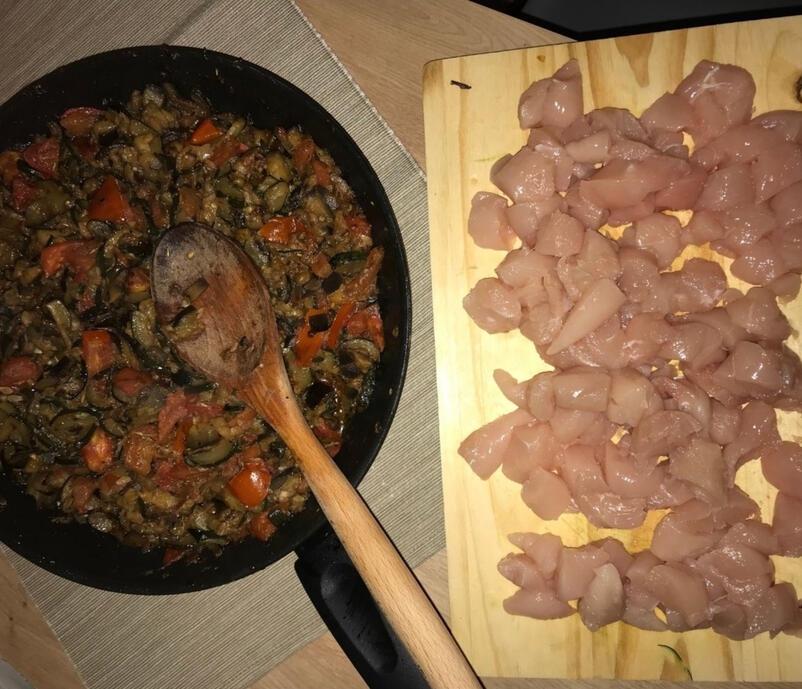 En pleine préparation